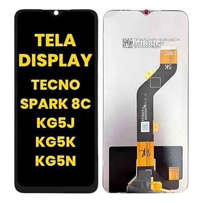 Tela Compativel com Tecno Spark 8c Kg5k OLED Envio Imediato Preto
