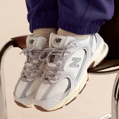 Tenis Feminino New Balance 530 Original Lançamento Exclusivo Cinza Claro/cinza 35,0 Br