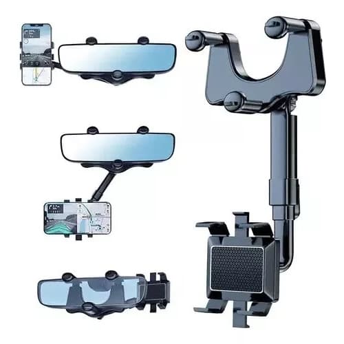 Suporte Universal Veicular Retrovisor Celular Smartphone