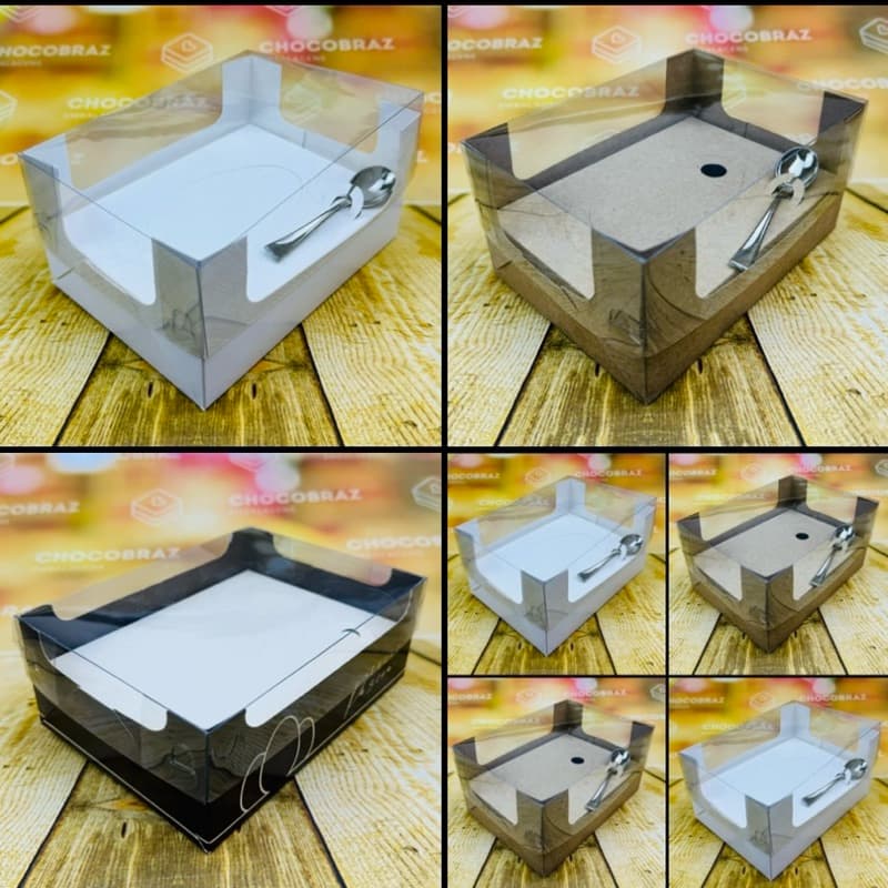 10 Caixa Embalagem Ovo de Páscoa Ajustavel Multigramas 100/150/250g 2025 Ideia Off (choco)