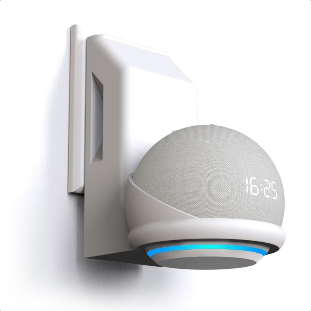 Suporte de Tomada Parede Stand Amazon Alexa Echo Dot 4