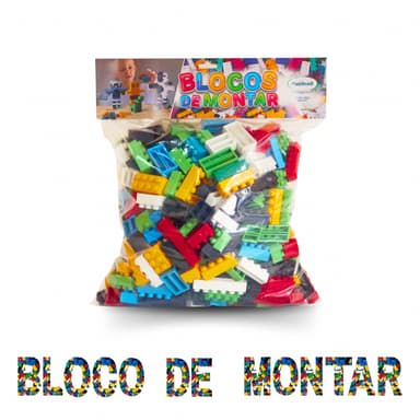 Blocos de Montar 36 a 400 Peças Brinquedos Educativos Didatico Infantil Lego de Encaixar Interativo
