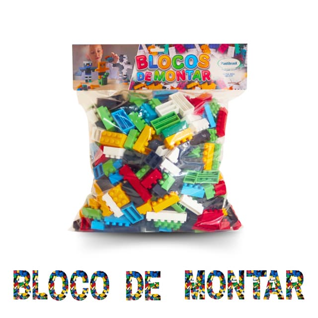 Blocos de Montar 36 a 400 Peças Brinquedos Educativos Didatico Infantil Lego de Encaixar Interativo
