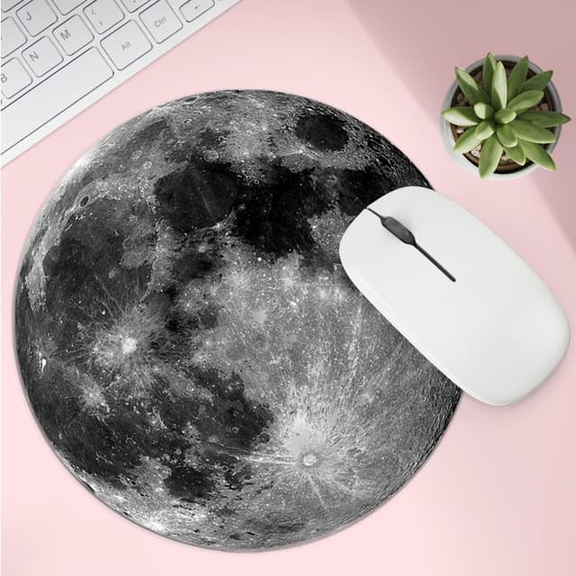 Mouse Pad Redondo 20x20cm Diversos Temas Geek