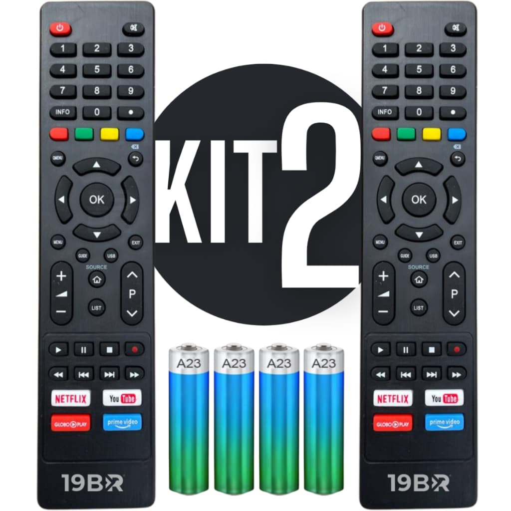 Controle Tv para Philco Smart 4K Tecla Netflix Globo Play You Tube