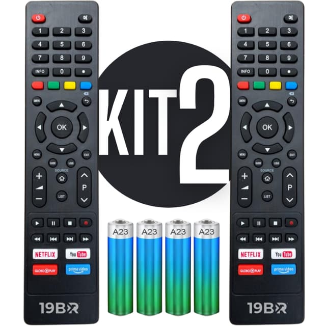 Controle Tv para Philco Smart 4K Tecla Netflix Globo Play You Tube