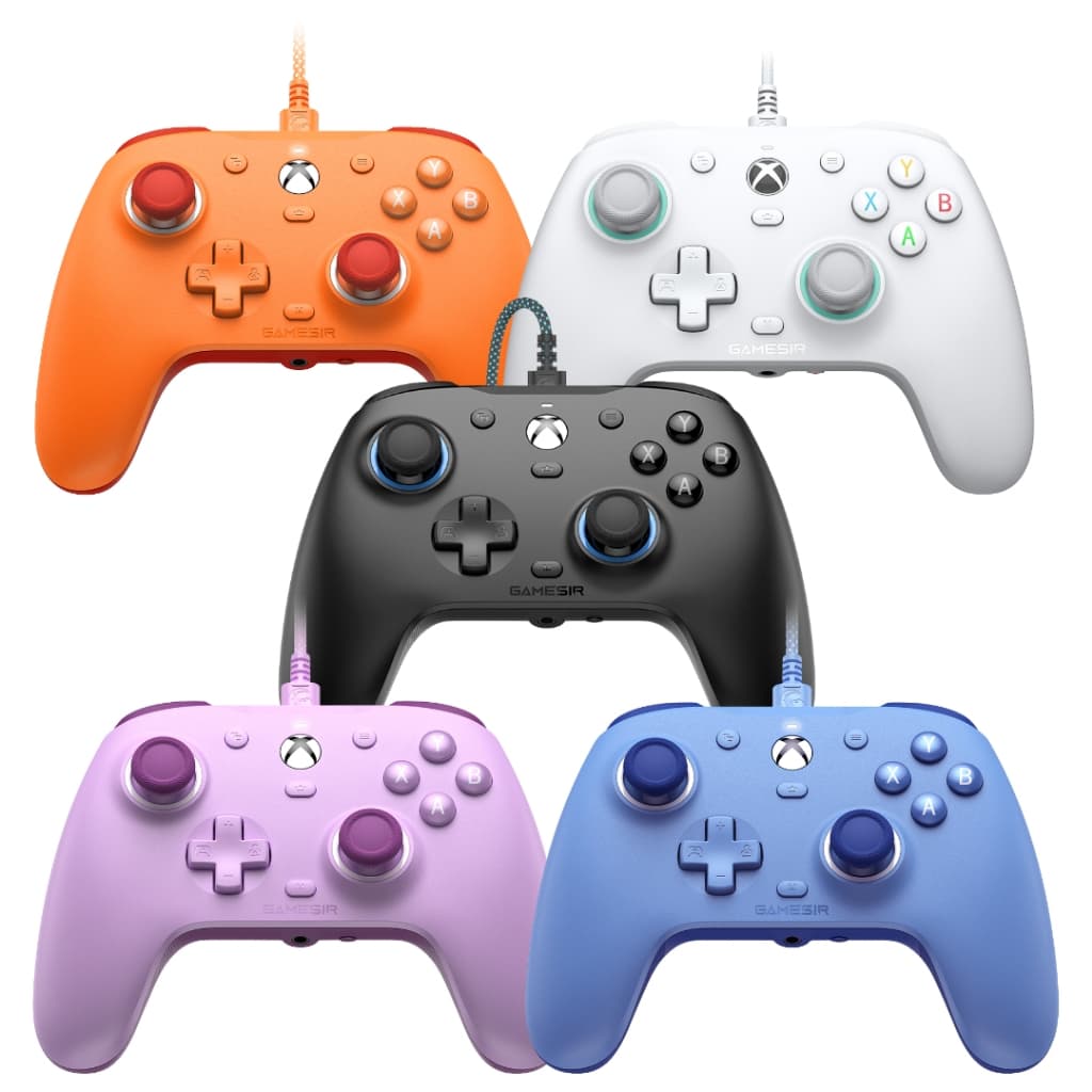 Controle GameSir G7 Se com Fio para Xbox One, Series S/x Pc com Hall Effect Botões Membrana Paddles
