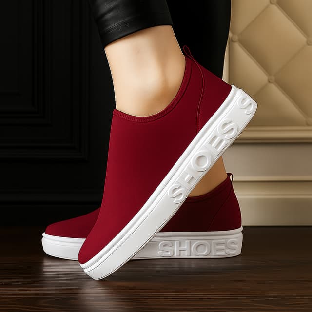 Tenis Feminino Meia Shoes Slipe-On Sem Cardaço Barato Promoção Envio Rapido Anatomico Casual Promoção