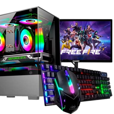 Computador Gamer Intel Core I5 4gb Ram SSD 120gb Gamer Gt 610 + Monitor 15"