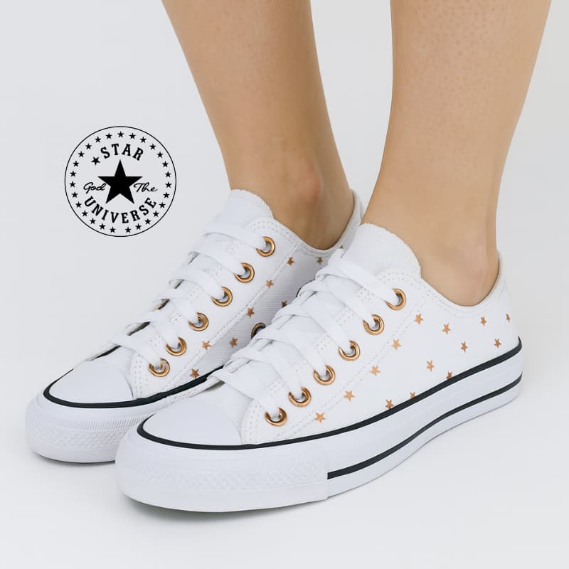 Tênis Tradicional Feminino Estrelado Super Promoção Star Universe Tendência Promoção