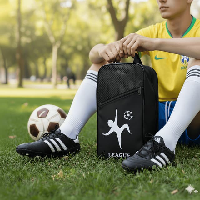 Bolsa Porta Chuteira Masculina Calçado Tenis G Futebol Esporte Academia Treino Grande Brasil