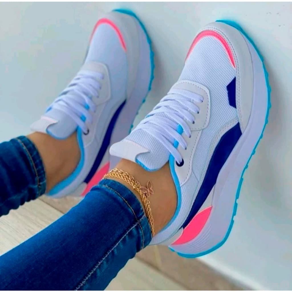 Tênis Feminino Ortopédico Leve e Confortável | Ideal para Corrida e Academia Dia a Dia