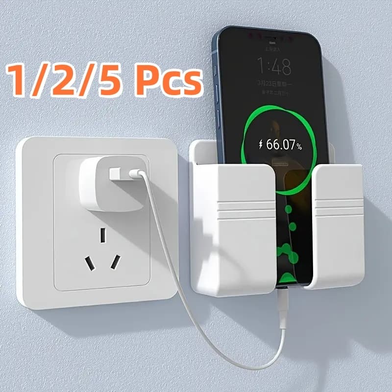 Kit 1/2/5 Suporte de Parede Multifuncional Caixa de Armazenamento Casa para Carregar Remoto Um Slot Promoção