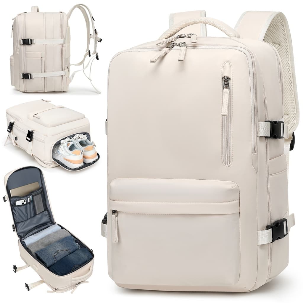 Mochila Viagem Feminina Masculinas Multifuncional Reforçada Impermeável Expansível Mochila Notebook