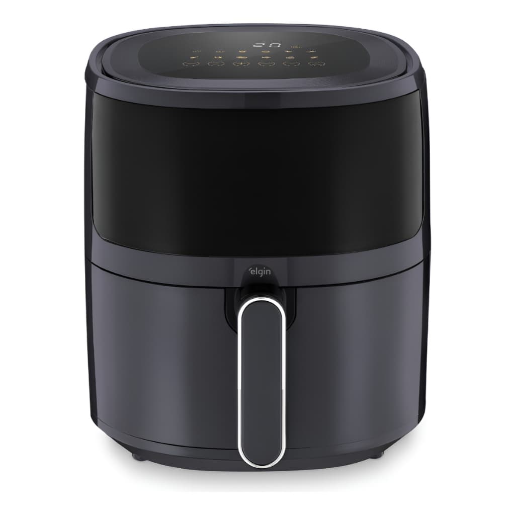 Fritadeira Elétrica Visio Fry Elgin 5l 1700w Air Fryer Digital Cinza