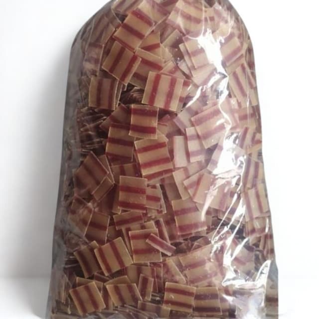 Pururuca Listrada para Fritar 1kg Palete Pellet de Trigo com Oleo Ou Microondas Alta Qualidade