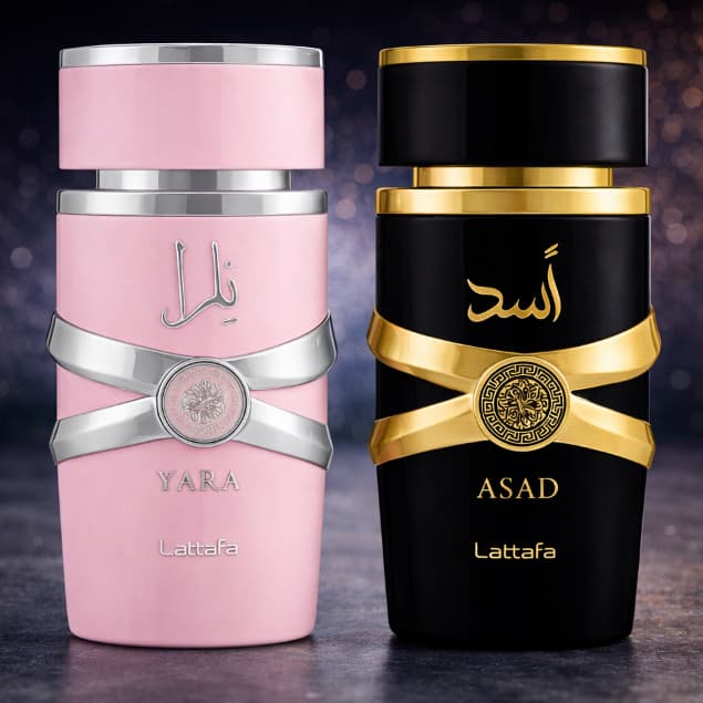 Kit Perfumes Árabes Lattafa Asad e Yara Originais Masculino Feminino Fragrâncias Importada