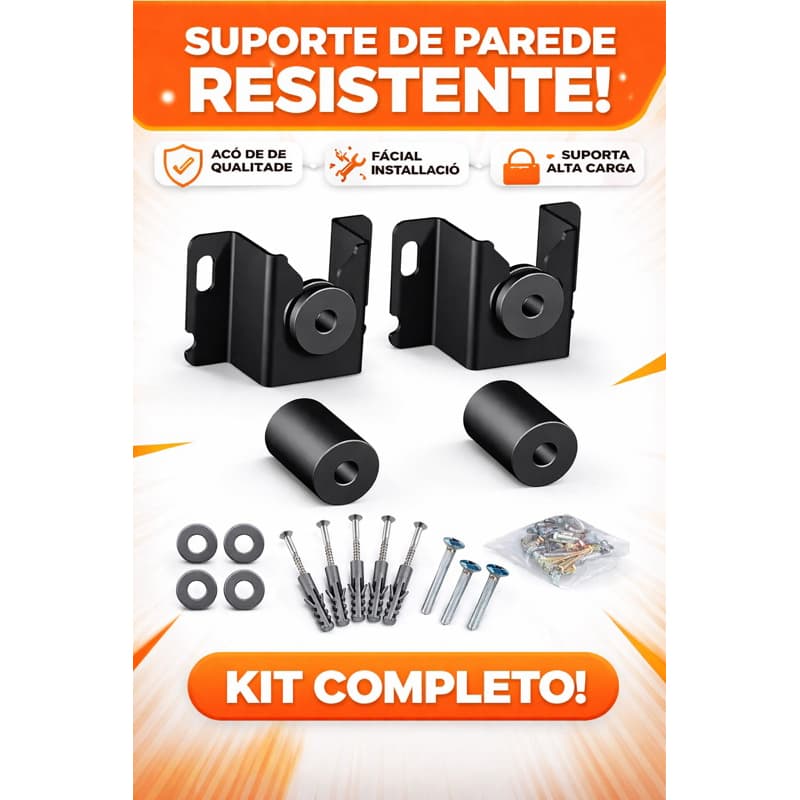 Kit Suporte Universal Fixo para Smart ( Tv LED Lcd 4K Parede Painel) 10 /24 /32 /43 /50 /55 /60 /75/ 100/ Polegadasss