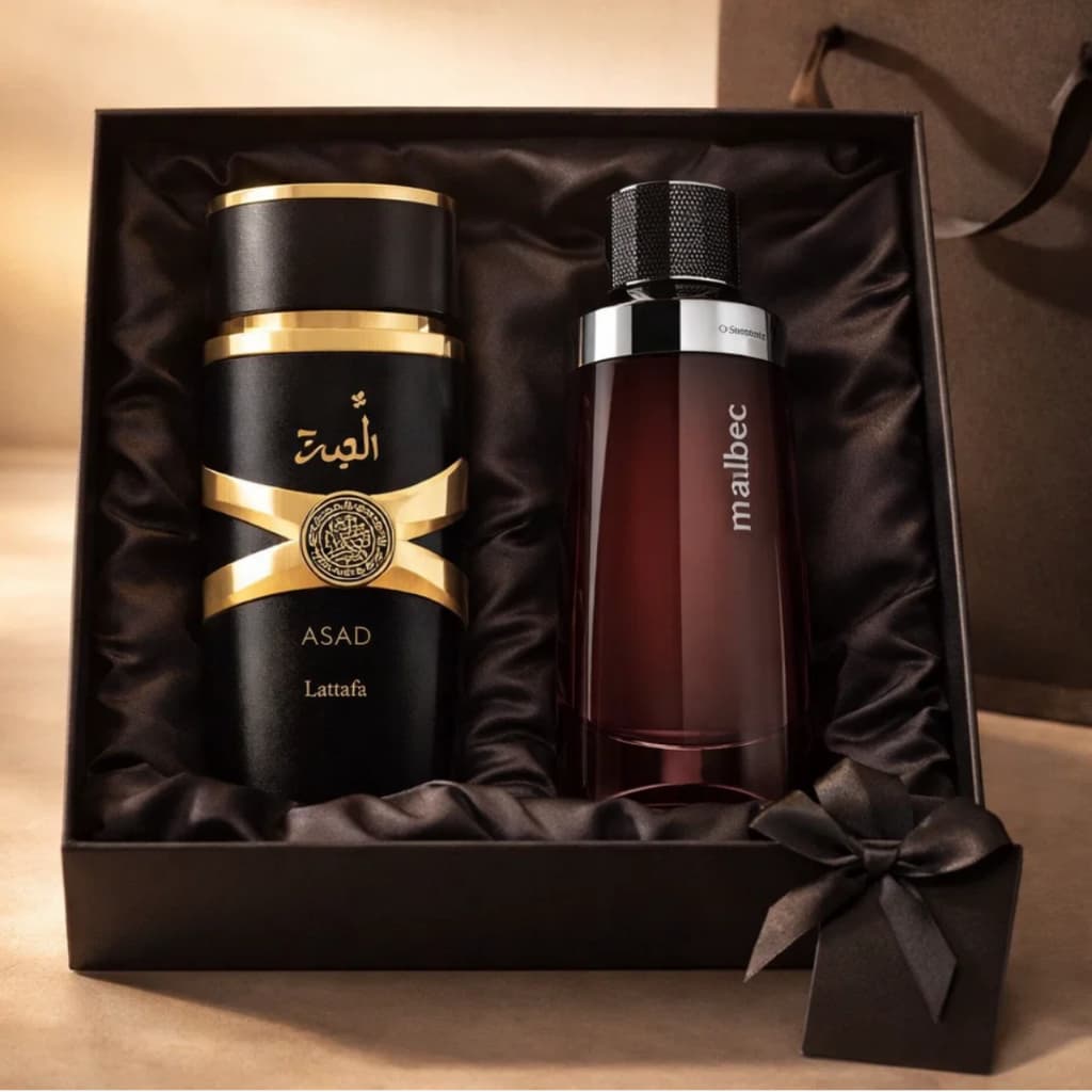 Kit Até 2 Perfumes Masculinos Assad Importado e Mlbc Fixação Forte Presente Masculino Premium