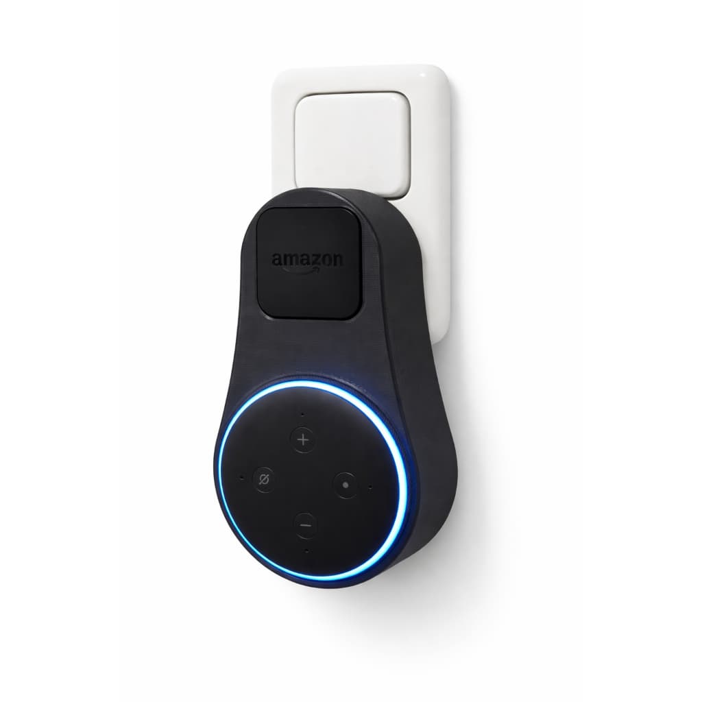 Suporte de Tomada Parede Stand Amazon Alexa Echo Dot 3