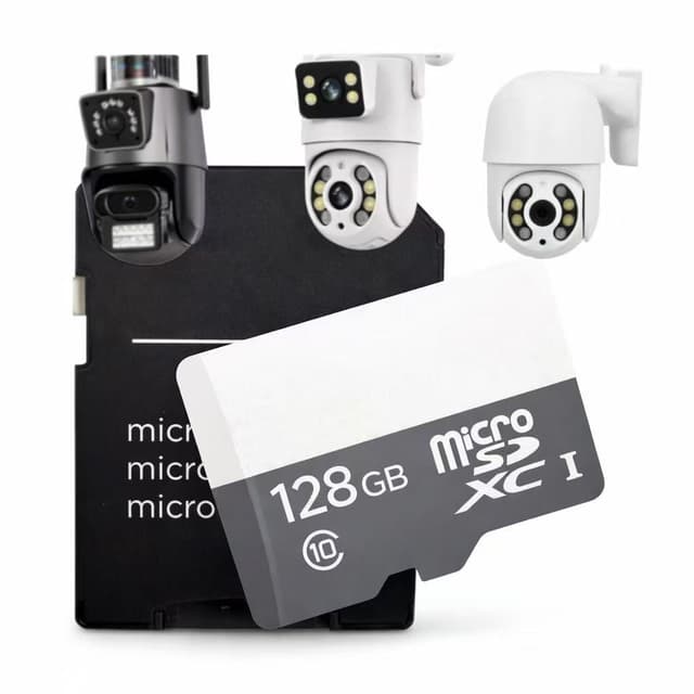 Cartão de Memória MicroSD Classe 10 Ultra – 64gb e 128gb para Monitoramento e Câmeras de Segurança