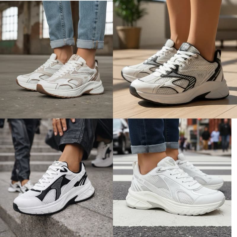 Tênis Via Marte Streetwear Feminino Casual Lindo Estiloso Original Oferta Confortável 240-010