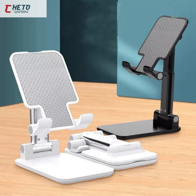 PROMOÇÃO！Atualizar！Suporte para Celular e Tablet Dobrável Portátil Ajustável Apoio Mesa