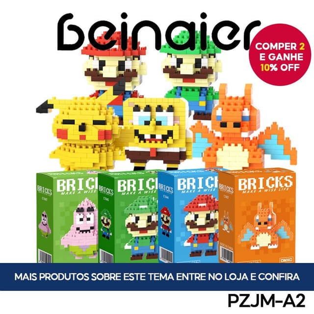 Pzjm-a2 Brinquedos Educativos de Montagem para Crianças，brinquedo Compatível com Os Bonecos de Lego