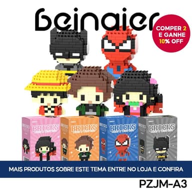 Pzjm-a3 Brinquedos Educativos de Montagem para Crianças，brinquedo Compatível com Os Bonecos de Lego