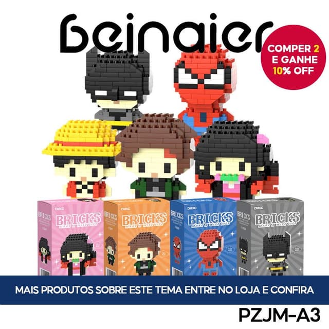 Pzjm-a3 Brinquedos Educativos de Montagem para Crianças，brinquedo Compatível com Os Bonecos de Lego