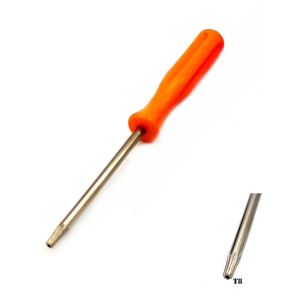 Chave T8 com Furo Guia para Abrir Console Ps3 Ps4 Xbox One Xbox 360 , Controle do Xbox One Xbox 360 e Series S e X