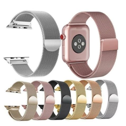 Pulseira Loop Milanese Metal Aço 38mm 40mm 42mm 44mm 45mm 49mm
