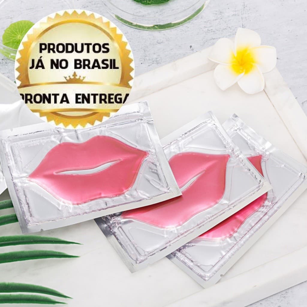 Kit 10/15/20 Máscara Labial Dadiva de Mel de Colágeno com Cristal Hidratante para Lábios