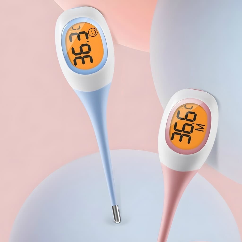 Mini Cabeça Macia de Medição Rápida Adequada para Axilas/corpo Oral de Bebês e Adultos