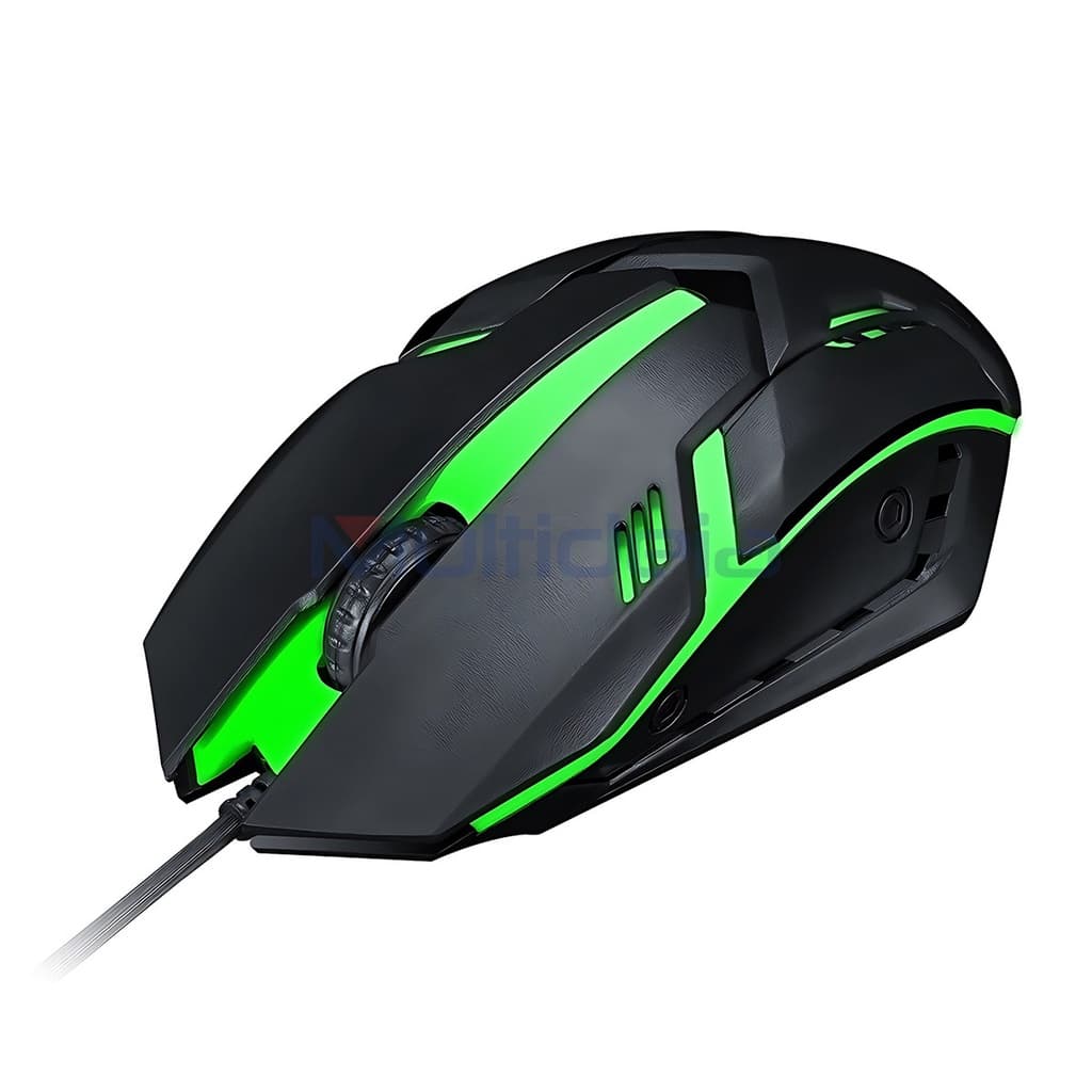 Mouse USB Gamer T-wolf V1 Colorido Luminoso Desktop Computador Escritório Rbg Ultra-Leve