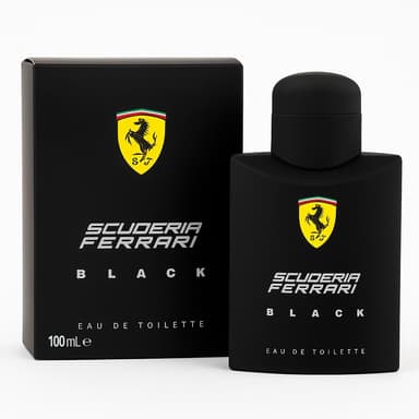 Kit de 01 Até 02 Perfumes Masculinos Ferrari Black 100ml | Importado com Alta Fixação e Longa Duração