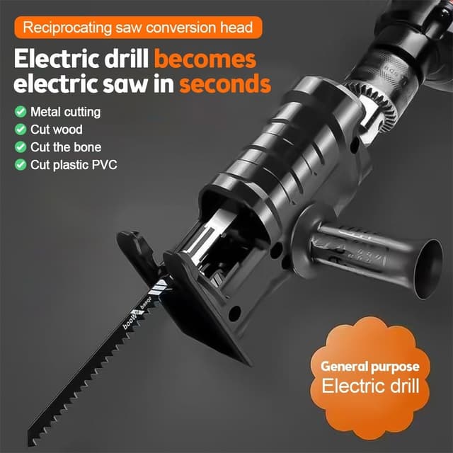 Adaptador de Serra Elétrica Tico Tico Sabre para Furadeira