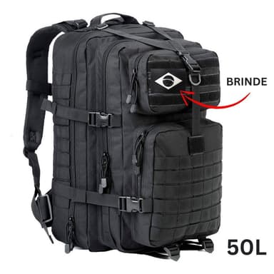 Mochilas Táticas Militares de Alta Qualidade, de 30l, 40l e 50l, para Atividades Ao Ar Livre.