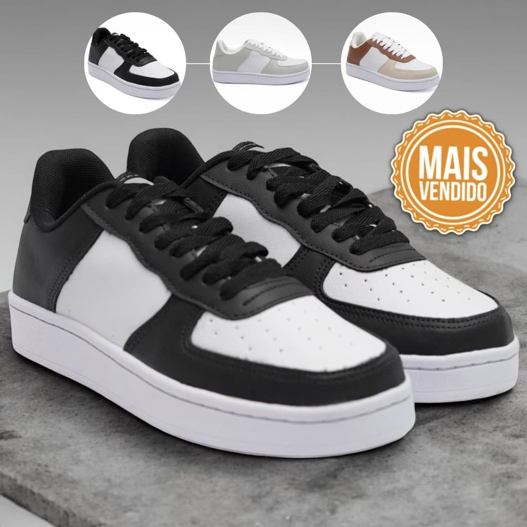Tênis Casual Masculino e Feminino - Design Moderno, Conforto - Numeração 34 a 43 - Desconto Relâmpago