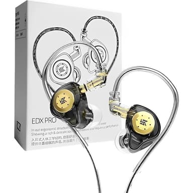 Fone de Ouvido Profissional Kz Edx Pro Intra-auricular Driver Dinâmico Magnético 10mm Original Gamer