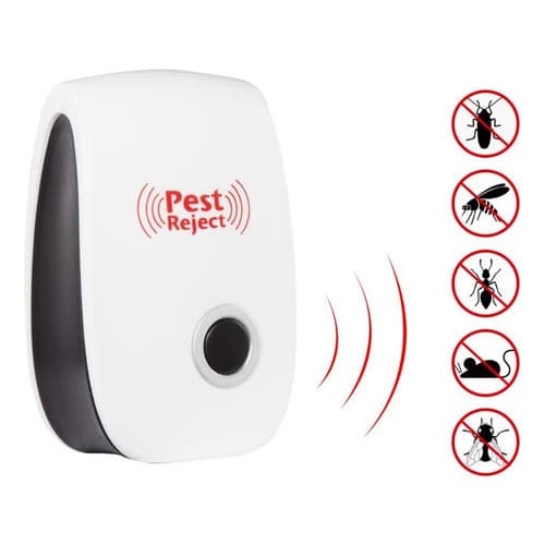 Repelente Eletrônico Ultrassônico Mata Mosca Pernilongo Barata Morcego Espanta Ratos