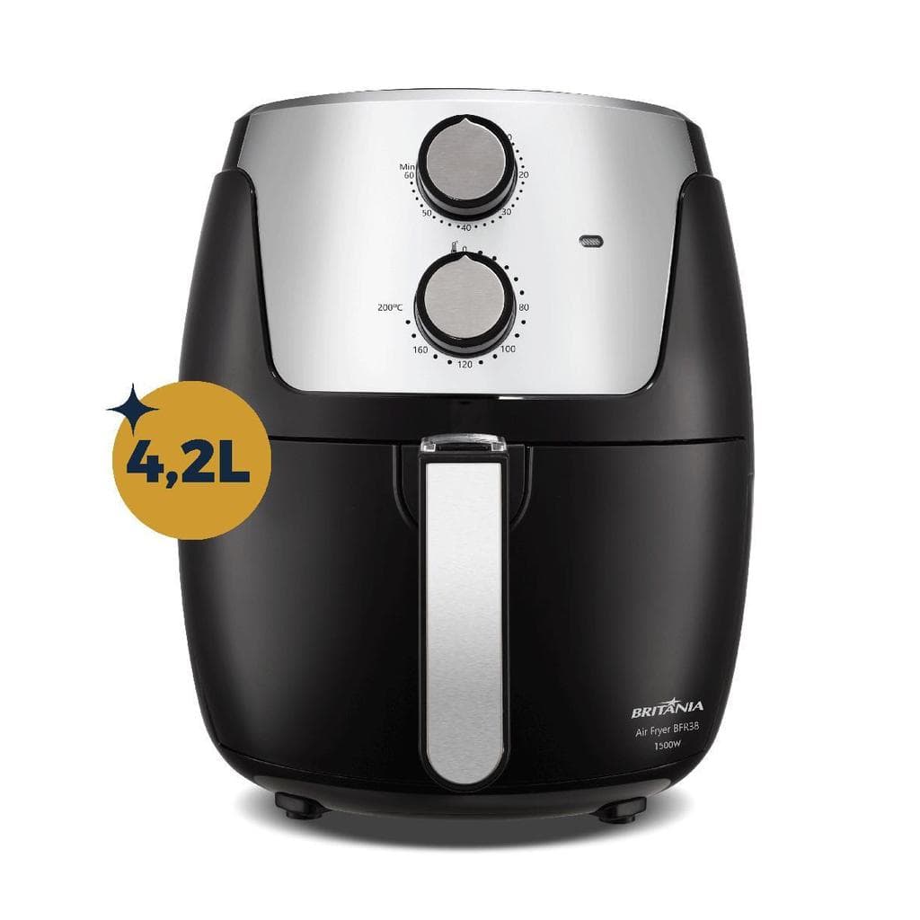 Air Fryer Britânia 4,2l Dura Mais 1500w Bfr38