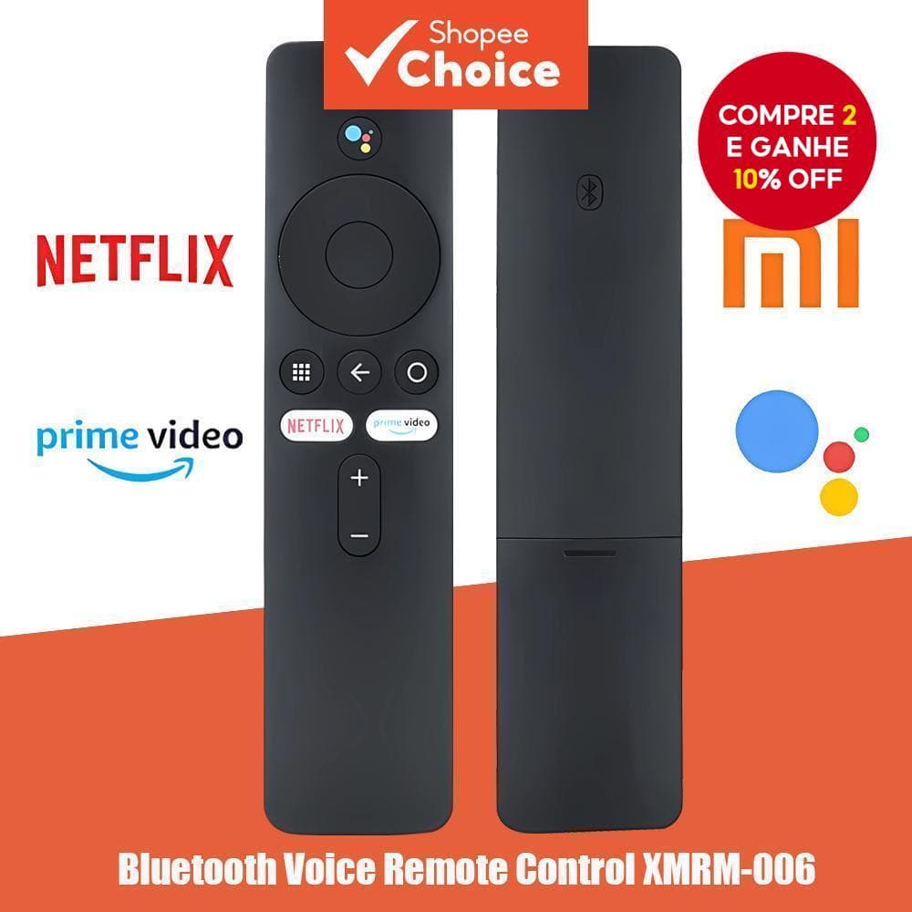 Xmrm-006 Voice Mi Box Tv Stick Controle Remoto para Android Smart Xiaomi 4a 4s 4x 4K
