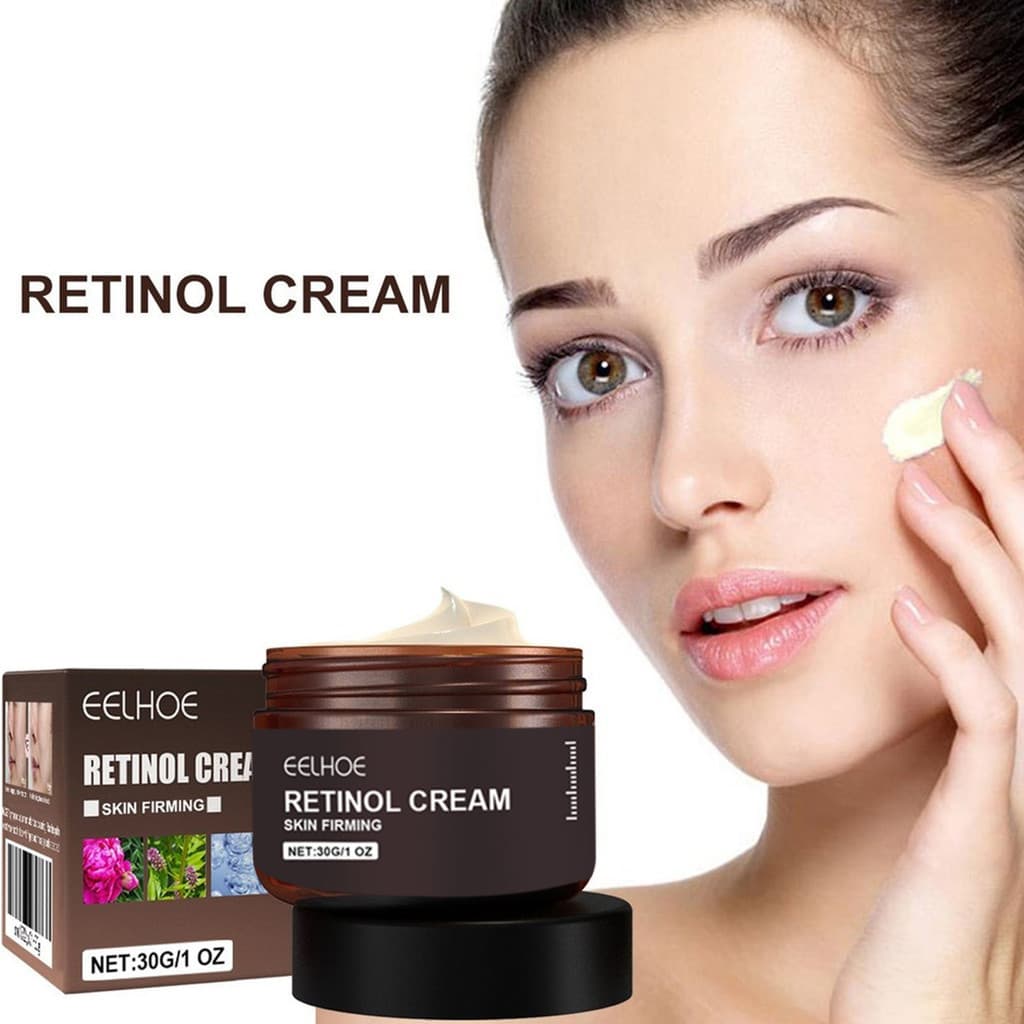 Eelhoe Retinol Creme Facial Desbotamento Rugas Firme Elevador Iluminar Tom Hidratar Nutrir a Pele