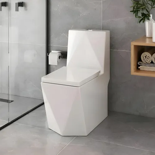 Vaso Sanitário Monobloco Privada Caixa Acoplada Diamante 10 Branco