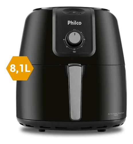 Fritadeira Air Fryer Philco 8,1l Sem Óleo Pfr13p