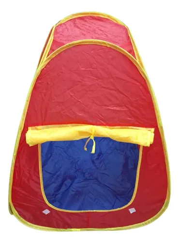 Barraca para Criança Cabana Portátil Colorida Menino Menina Vermelho