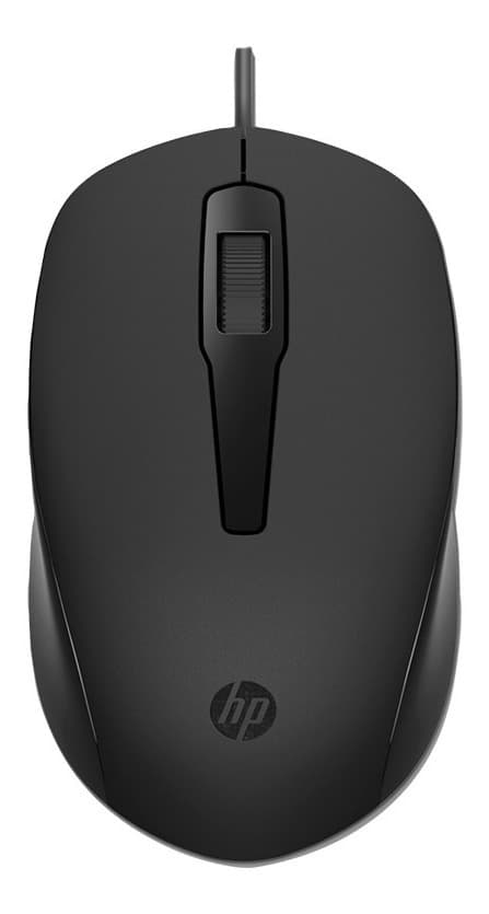 Mouse com Fio HP 150 USB Preto 240j6aa#abm