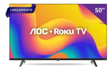 Smart Tv 50 AOC 4K Dled 50u7045/78g Roku Tv Quad
