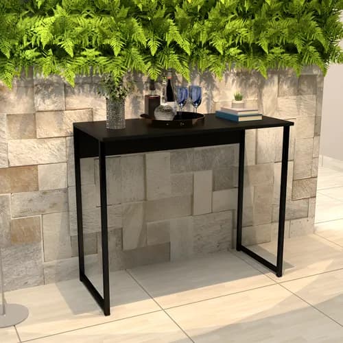 Aparador Buffet Simples Café Bar Sala de Estar Cor Preto